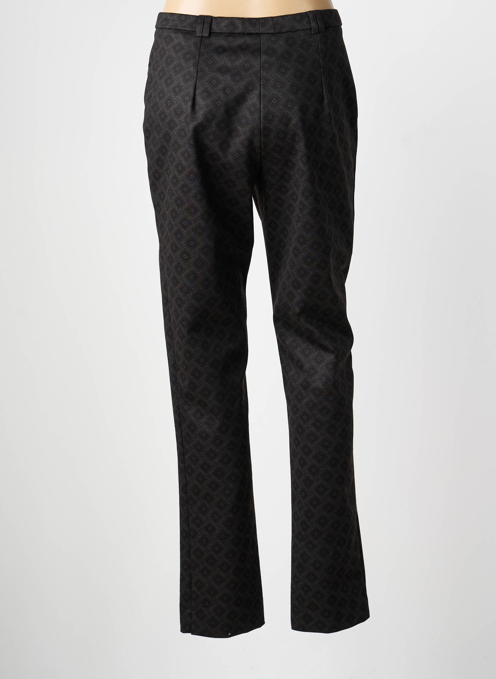 Pantalon slim taille élastique taille normale noir GUY DUBOUIS femme