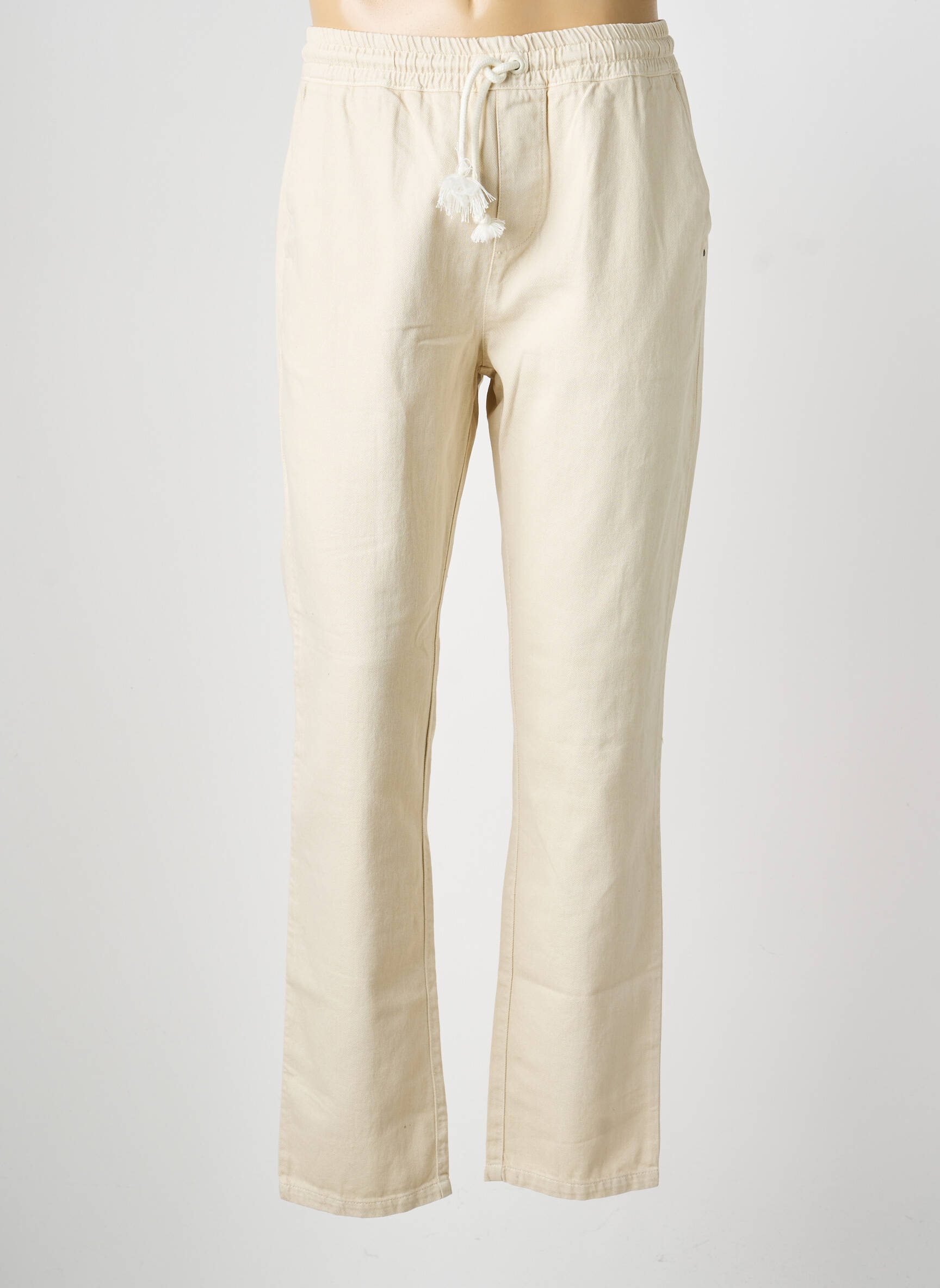 Pantalon chino stretch taille normale beige LEE COOPER homme