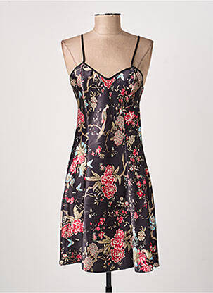 Nuisette/combinette tissage satiné noir BELLE DE JOUR femme
