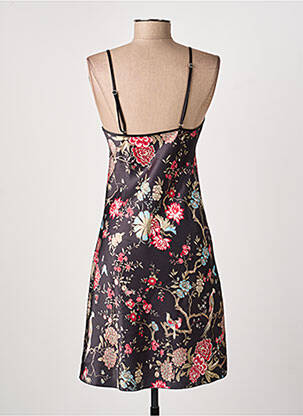 Nuisette/combinette tissage satiné noir BELLE DE JOUR femme