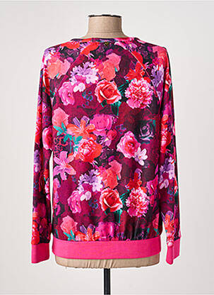 Sweat-shirt stretch manches longues rose PAUL BRIAL femme