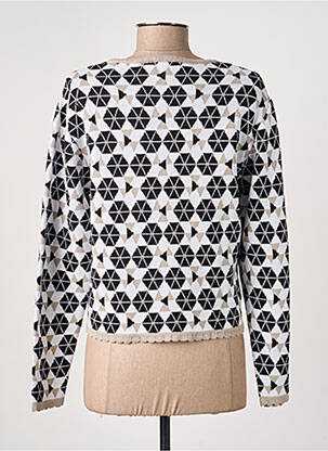 Gilet manches longues col rond noir AGATHE & LOUISE femme