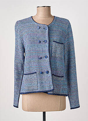 Veste chic poches bleu GRIFFON femme