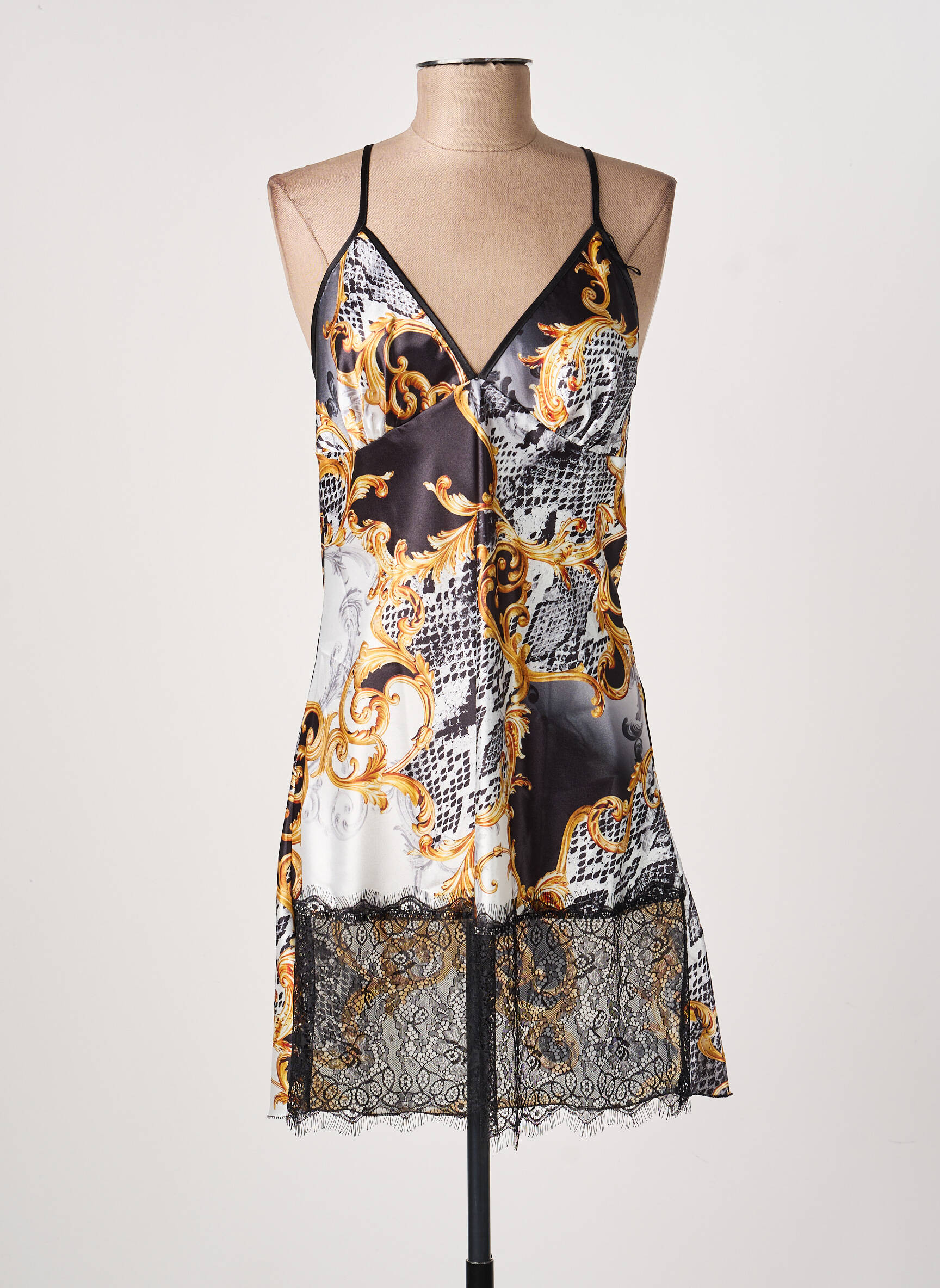 Nuisette/combinette broderie noir BELLE DE JOUR femme
