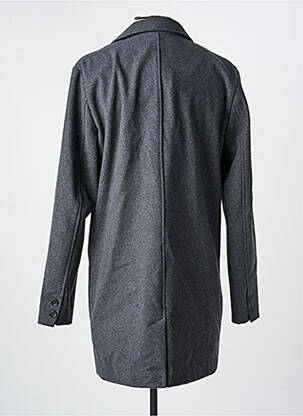 Manteau long manches longues sans capuche gris LEE COOPER homme