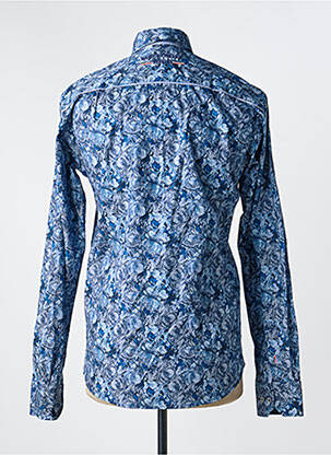 Chemise manches longues imprimé fantaisie bleu BLACK WELLIS homme