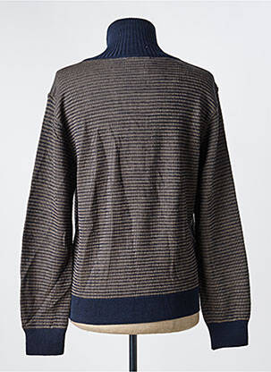 Pull manches longues manches longues bleu I.ODENA homme
