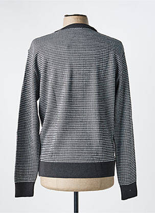 Pull col rond manches longues vert I.ODENA homme