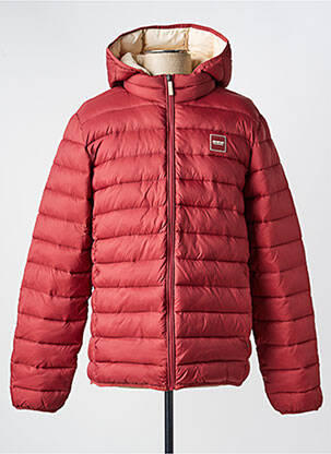 Doudoune manches longues a capuche rouge MISE AU GREEN homme