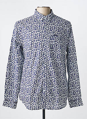 Chemise manches longues imprimé fantaisie bleu LEE COOPER homme
