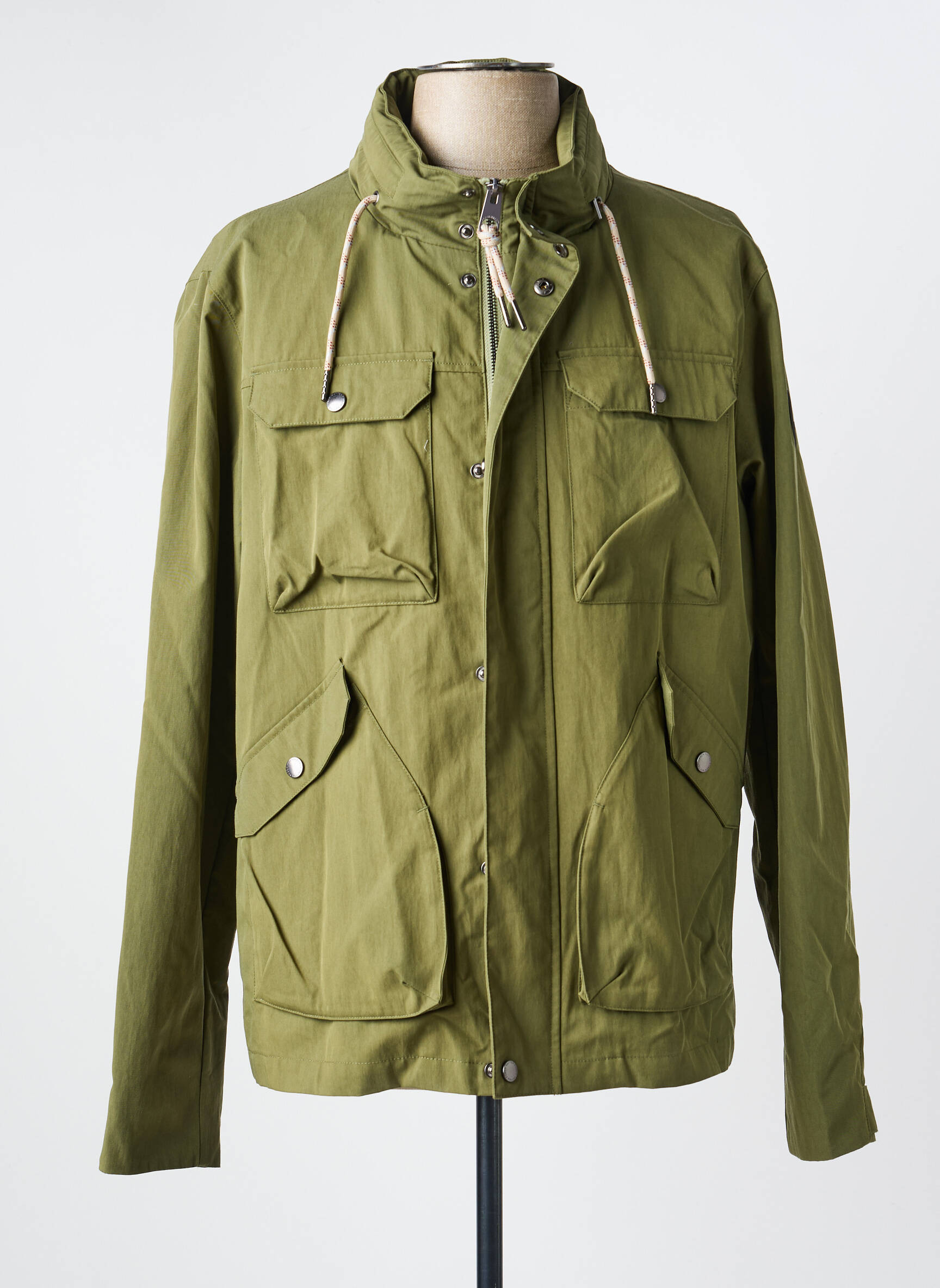 Veste casual coupe droite vert FYNCH-HATTON homme