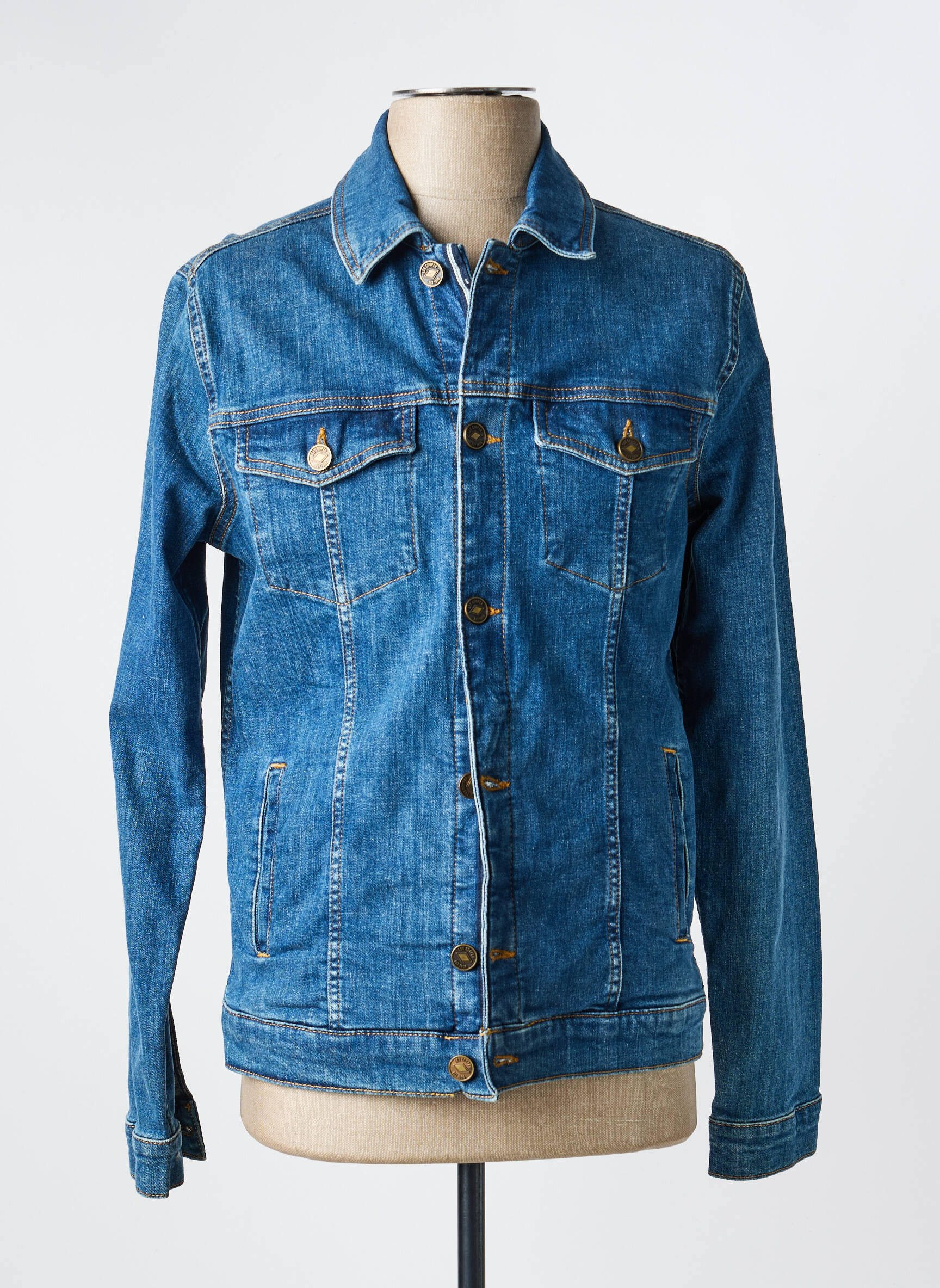 Veste casual coupe droite bleu LEE COOPER homme
