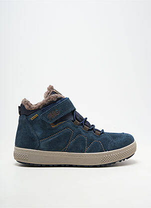 Baskets fourrée bout rond bleu PRIMIGI homme