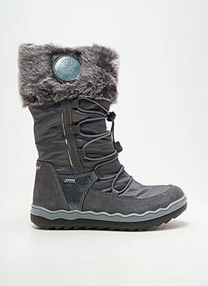 Bottes nubuck bout rond gris PRIMIGI fille