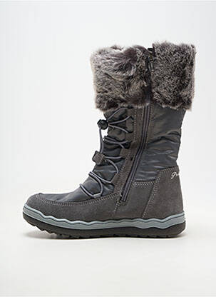Bottes nubuck bout rond gris PRIMIGI fille