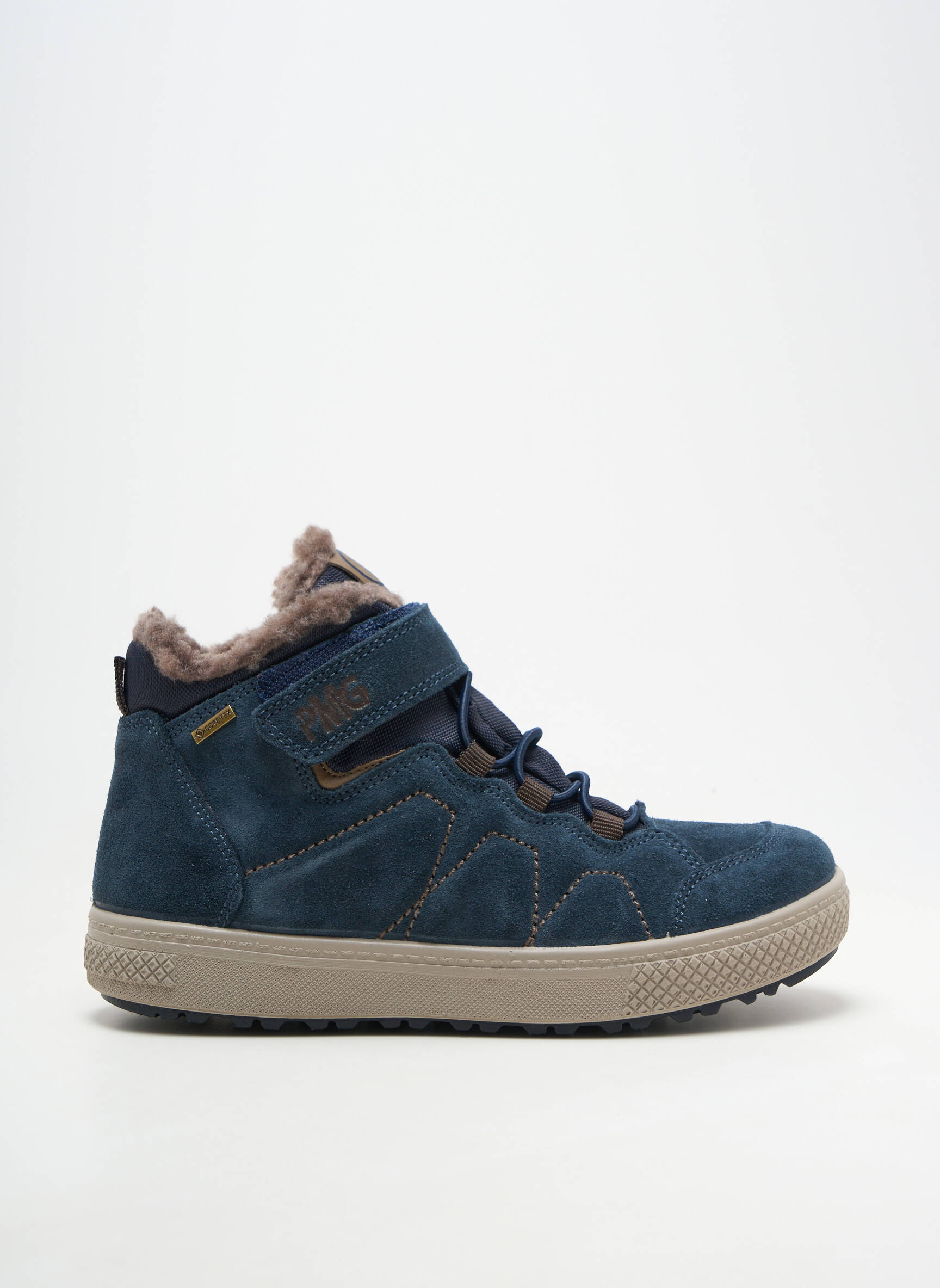 Baskets fourrée bout rond bleu PRIMIGI homme