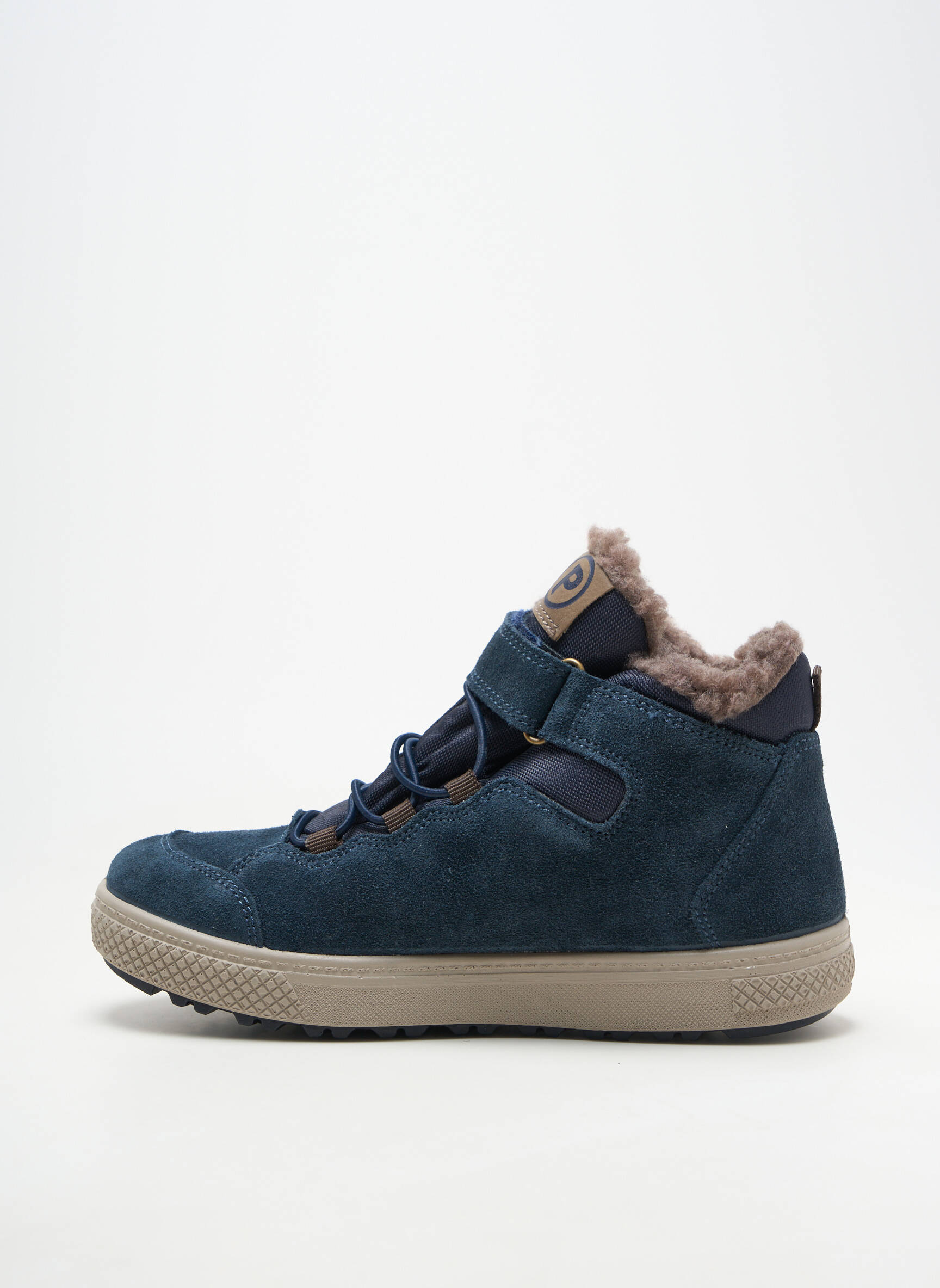 Baskets fourrée bout rond bleu PRIMIGI homme