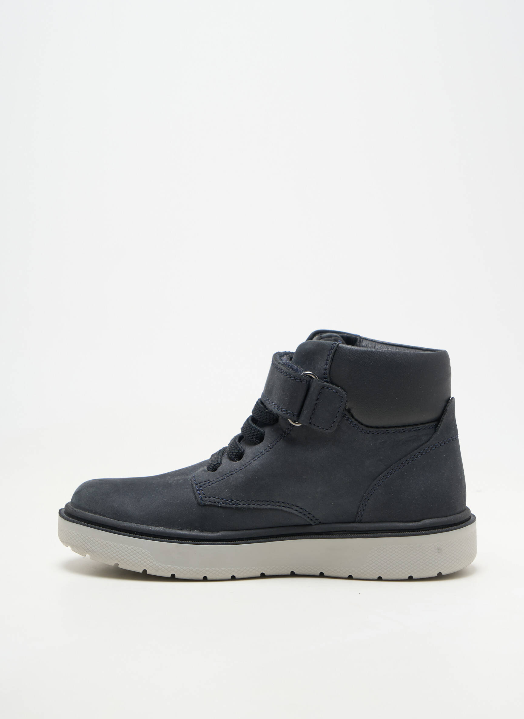 Bottillons nubuck bout rond bleu GEOX garçon