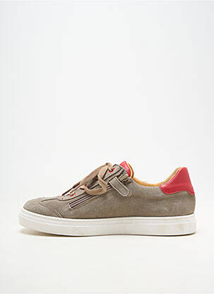 Baskets nubuck bout rond gris ACEBOS homme
