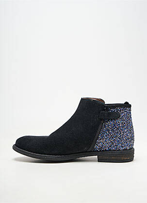Bottines/boots nubuck talon plat jusqu'à 3cm noir ACEBOS femme