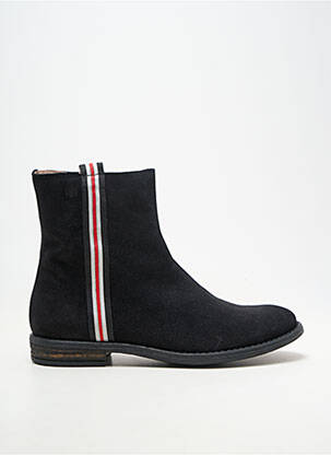 Bottines/boots nubuck talon plat jusqu'à 3cm noir ACEBOS femme
