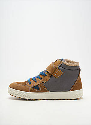 Baskets fourrée bout rond marron PRIMIGI homme