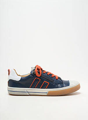 Baskets fermeture lacets bout rond bleu ACEBOS garçon