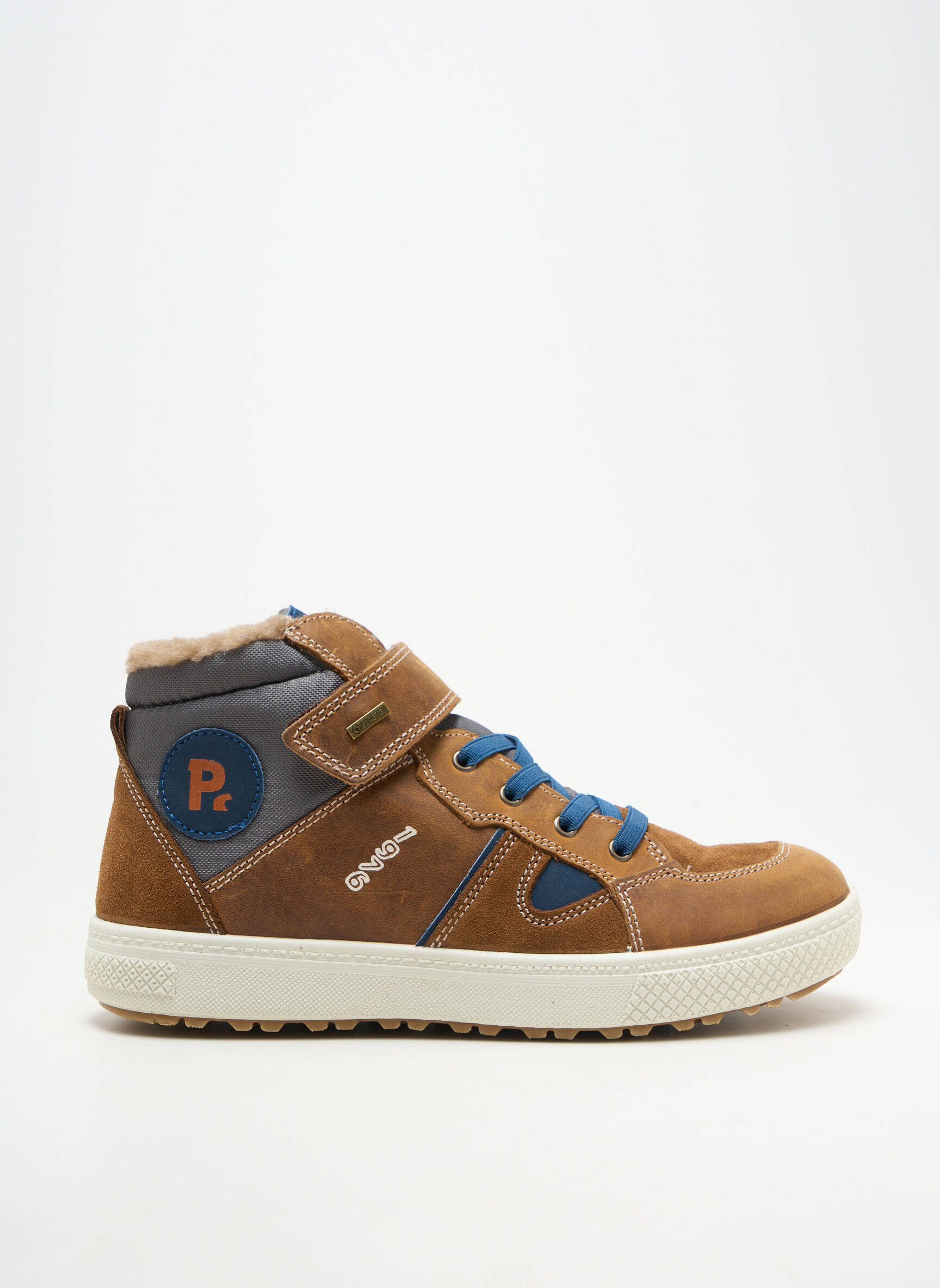 Baskets fourrée bout rond marron PRIMIGI homme