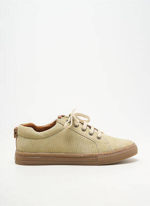 Baskets nubuck bout rond vert BABYBOTTE garçon