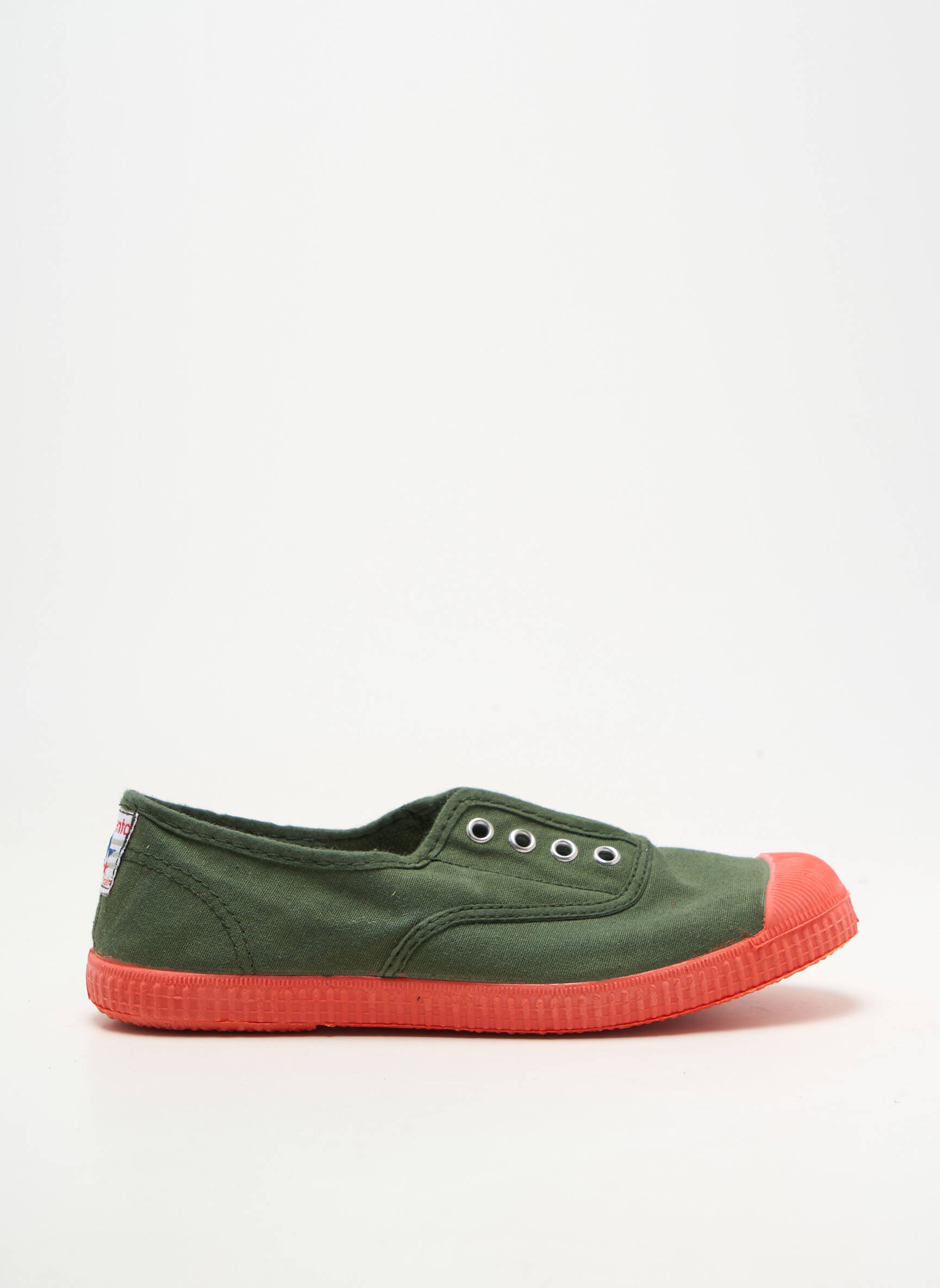 Baskets fermeture lacets chiquet vert CIENTA fille