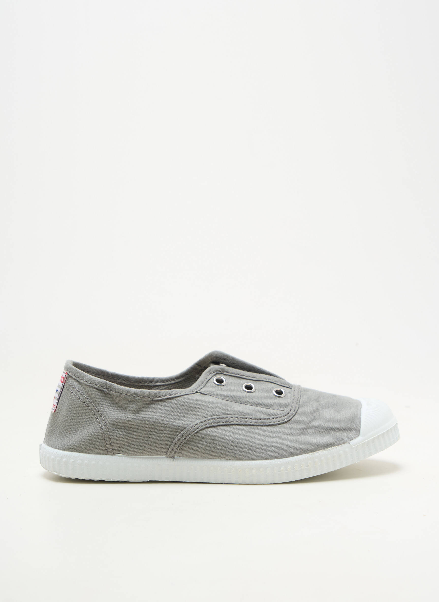 Baskets fermeture lacets bout rond gris CIENTA fille