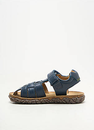 Sandales/nu pieds matière lisse bout rond bleu STONES AND BONES garçon