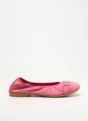 Ballerines chiquet chiquet rose REQINS fille