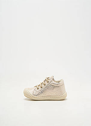 Bottillons nubuck bout rond beige NATURINO fille