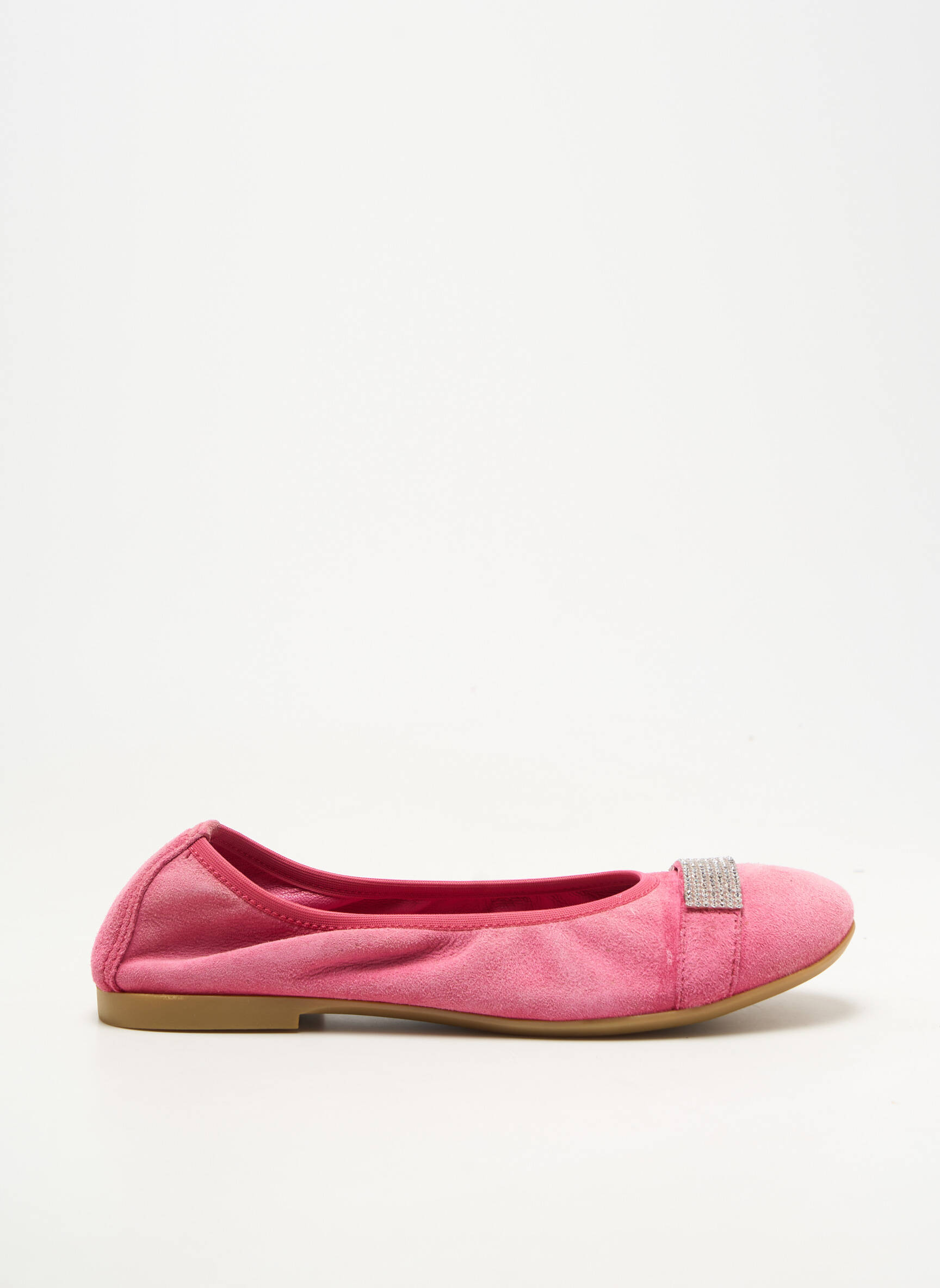 Ballerines chiquet chiquet rose REQINS fille