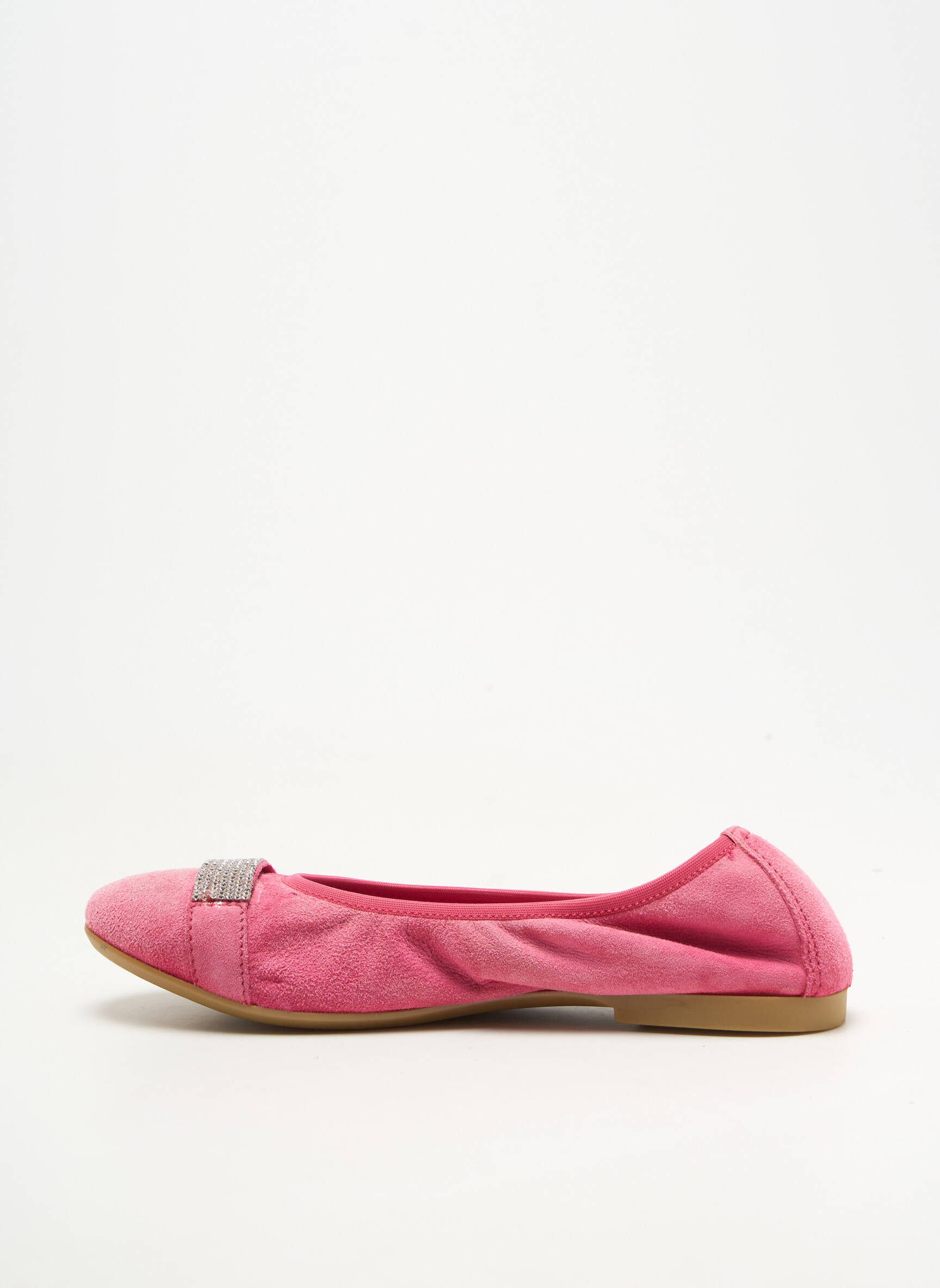 Ballerines chiquet chiquet rose REQINS fille