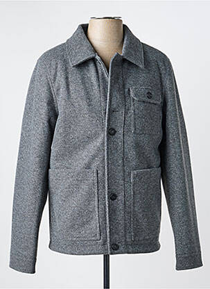 Manteau court col chemisier sans capuche gris TIFFOSI homme