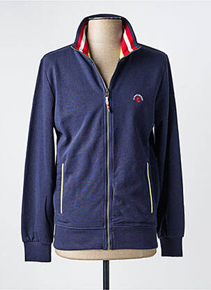 Veste casual coupe droite bleu OCEAN SPORT homme