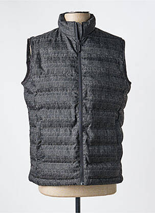 Doudoune fermeture zippée sur le devant sans capuche noir SHUTTON BLUE homme