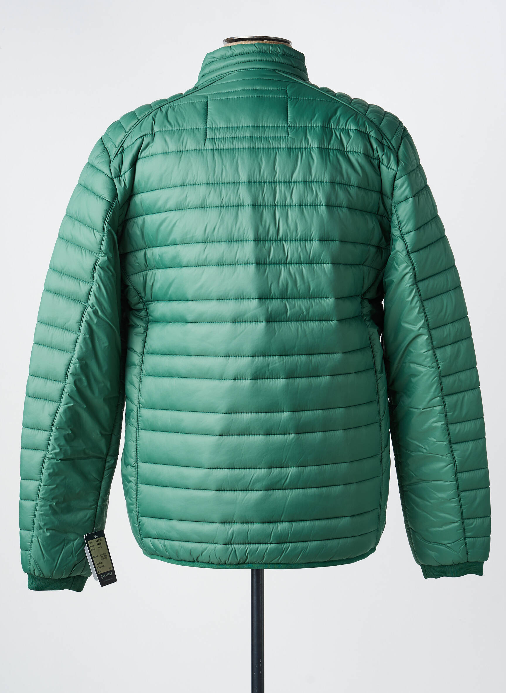 Doudoune manches longues sans capuche vert CALAMAR homme