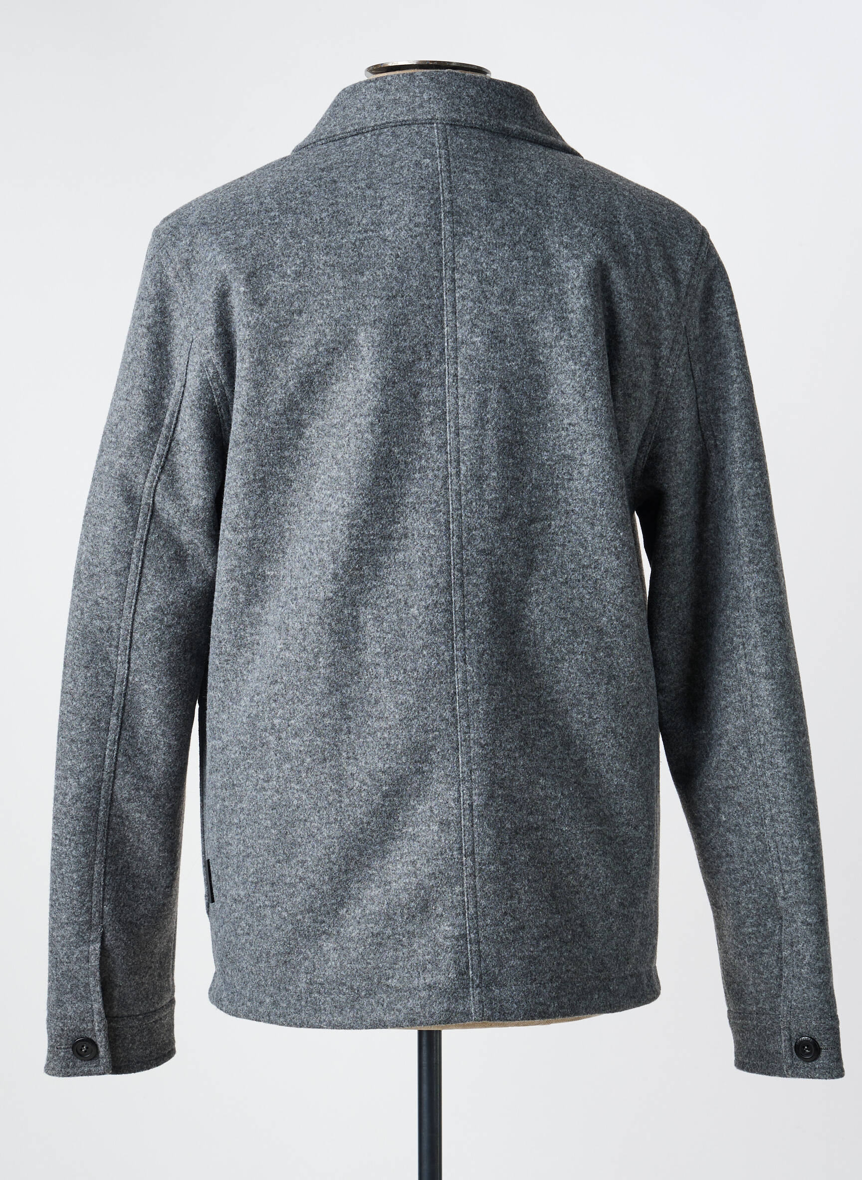 Manteau court col chemisier sans capuche gris TIFFOSI homme
