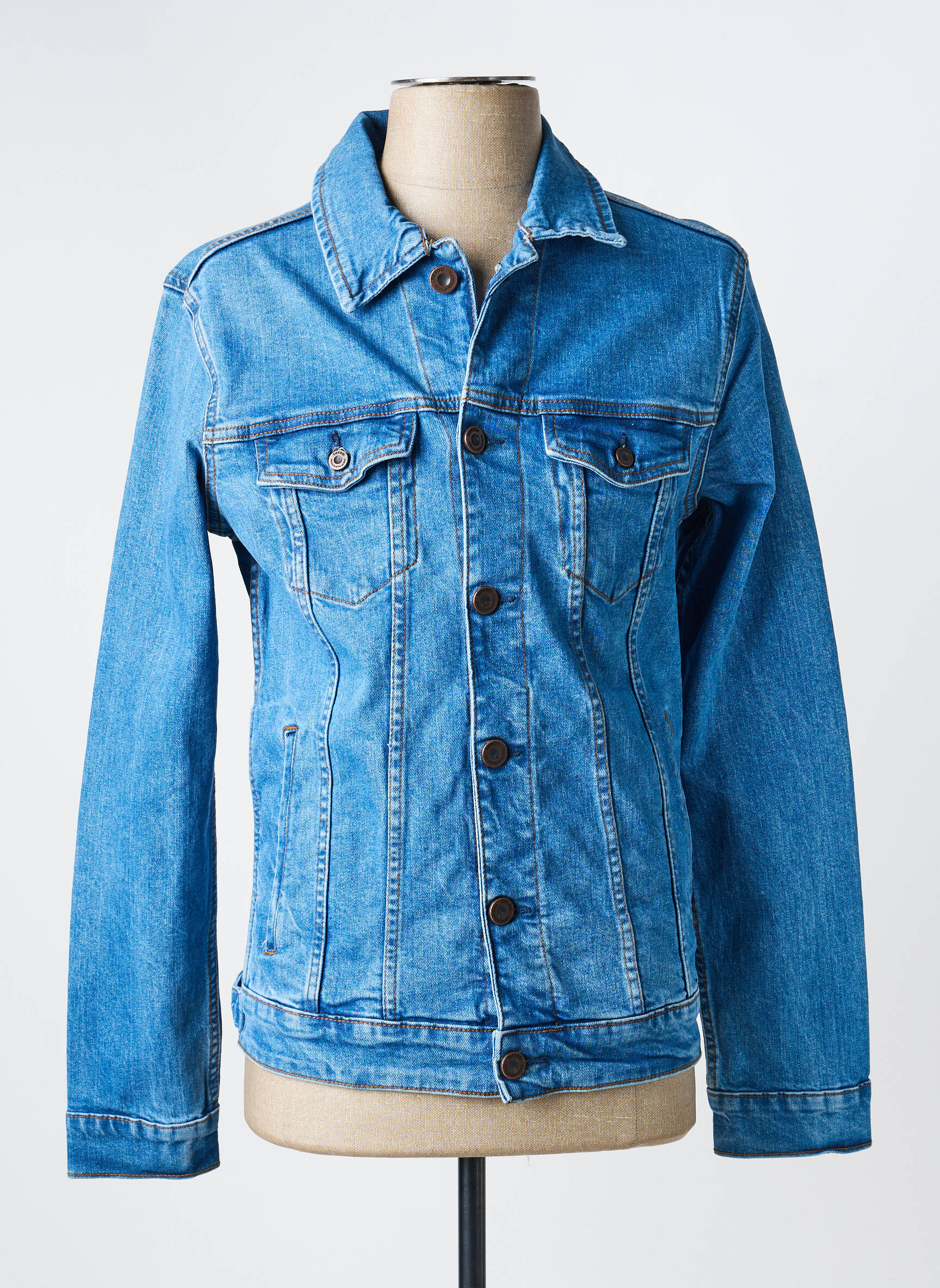 Veste casual fermeture boutonnée sur le devant bleu TIFFOSI homme