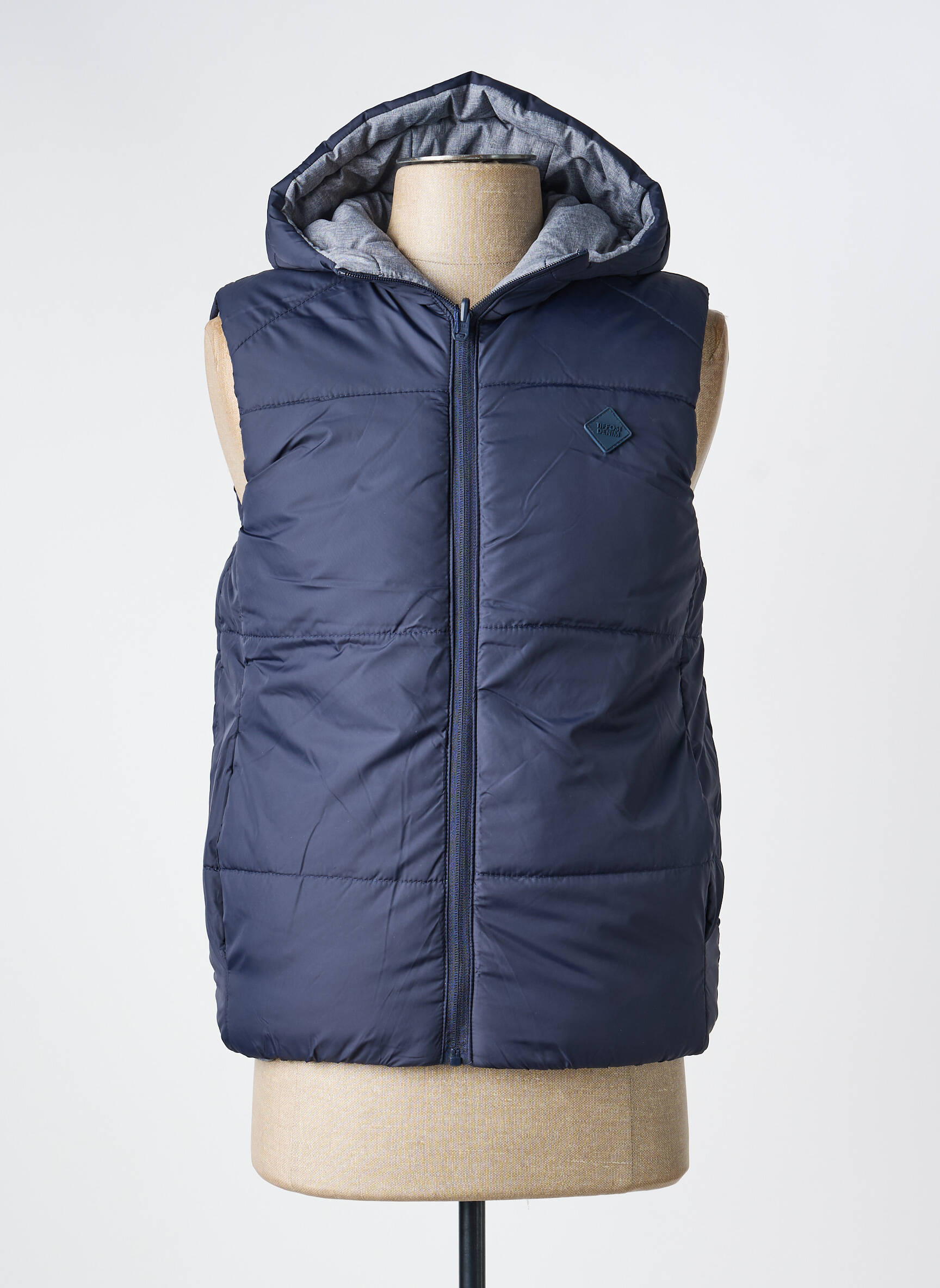 Doudoune poches a capuche gris TIFFOSI homme
