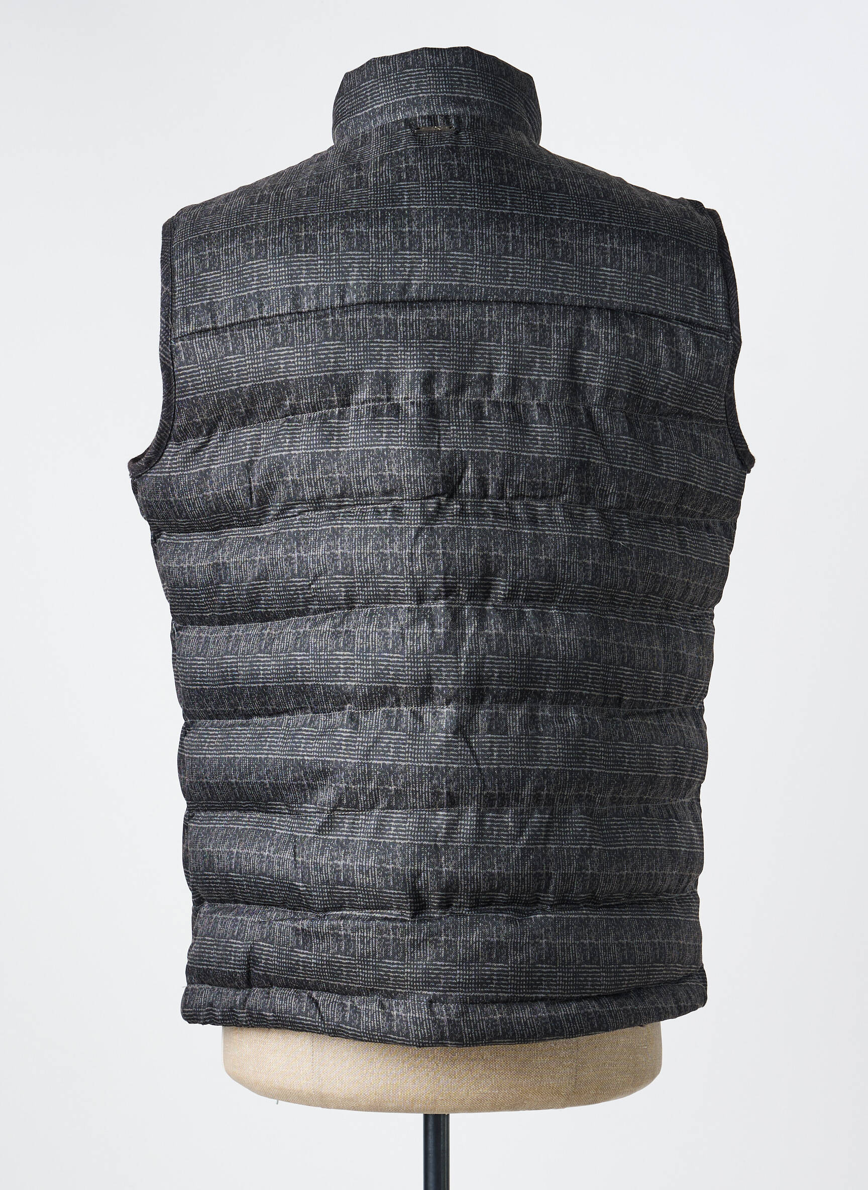 Doudoune fermeture zippée sur le devant sans capuche noir SHUTTON BLUE homme