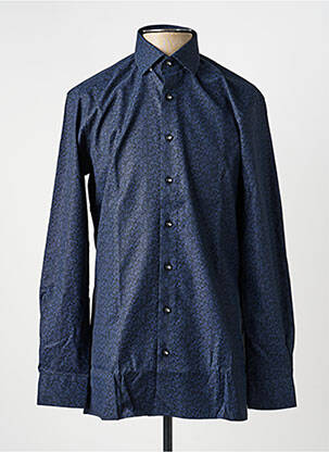 Chemise manches longues imprimé fantaisie bleu MARVELIS homme