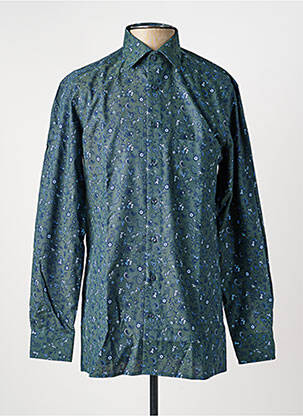 Chemise manches longues imprimé fantaisie vert MARVELIS homme