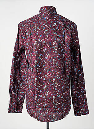 Chemise manches longues imprimé fantaisie violet MARVELIS homme