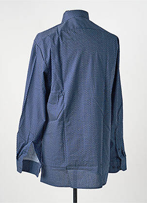 Chemise manches longues imprimé fantaisie bleu MARVELIS homme