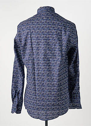 Chemise manches longues imprimé fantaisie bleu MARVELIS homme