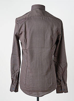 Chemise manches longues imprimé fantaisie noir MARVELIS homme
